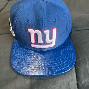 New York Giants Blue Leatherstrap Cap